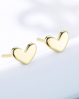 Remi Heart Stud Earrings - Kallesia