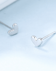 Remi Heart Stud Earrings - Kallesia