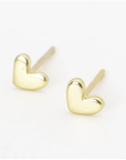 Remi Heart Stud Earrings - Kallesia