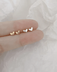 Remi Heart Stud Earrings - Kallesia