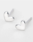 Remi Heart Stud Earrings - Kallesia