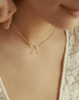 Sabrina Bow Necklace - Kallesia