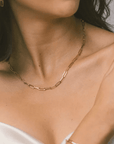 Tia Paperclip Necklace - Kallesia