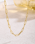 Tia Paperclip Necklace - Kallesia
