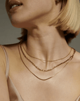 Triple Chain Necklace - Kallesia