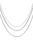Triple Chain Necklace - Kallesia