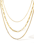 Triple Chain Necklace - Kallesia