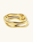 Wavy Stacker Ring - Kallesia