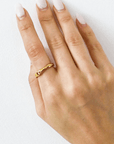 Wavy Stacker Ring - Kallesia