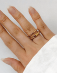 Wavy Stacker Ring - Kallesia