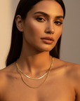 Aurora Double Chain Necklace