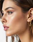 Heart Hoop Earrings