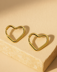 Heart Hoop Earrings