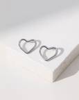 Heart Hoop Earrings