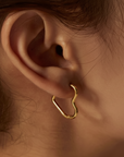 Heart Hoop Earrings