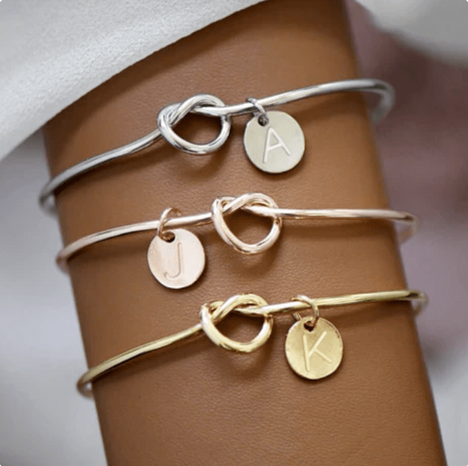 Ava Initial Bracelet - Kallesia