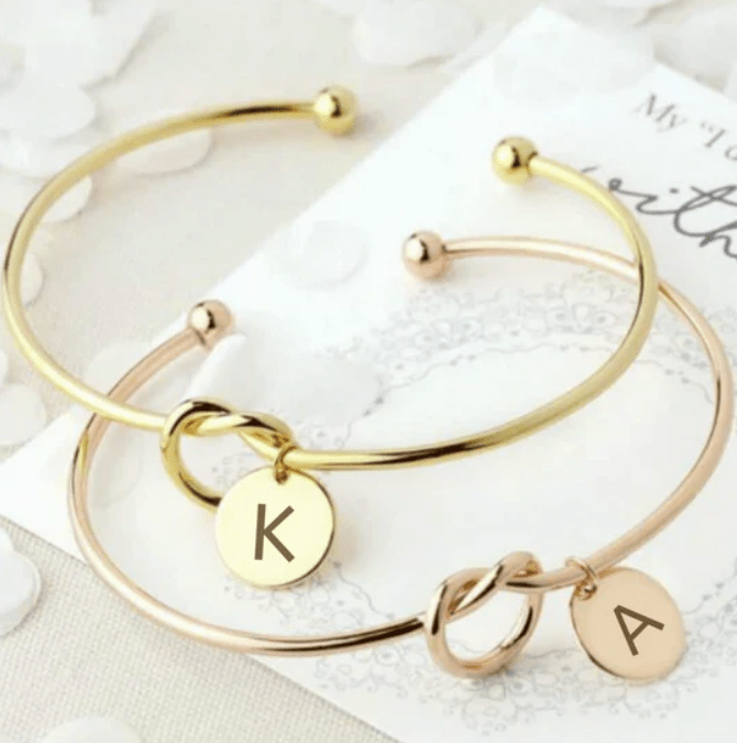 Ava Initial Bracelet - Kallesia