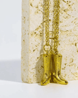 Cowgirl Boot Necklace - Kallesia