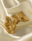 Double Butterfly Earrings - Kallesia