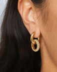 Double Loop Earrings - Kallesia