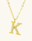 Emma Initial Necklace - Kallesia