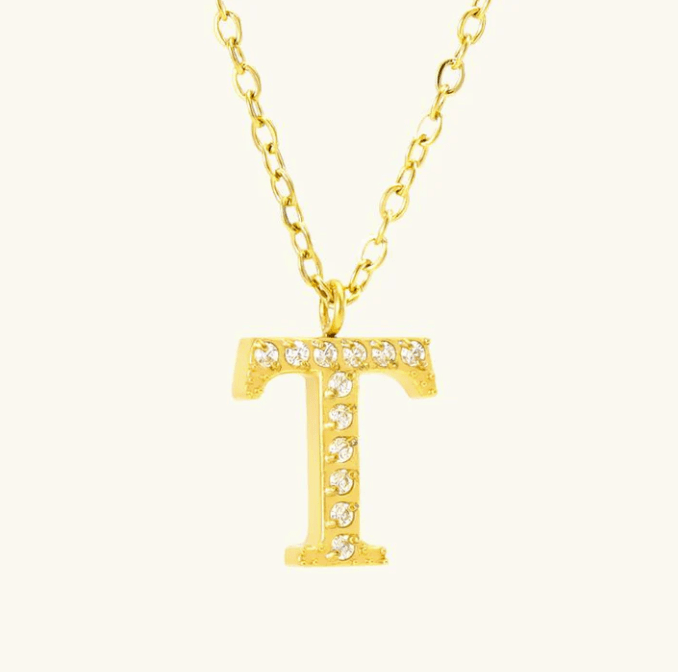 Emma Initial Necklace - Kallesia