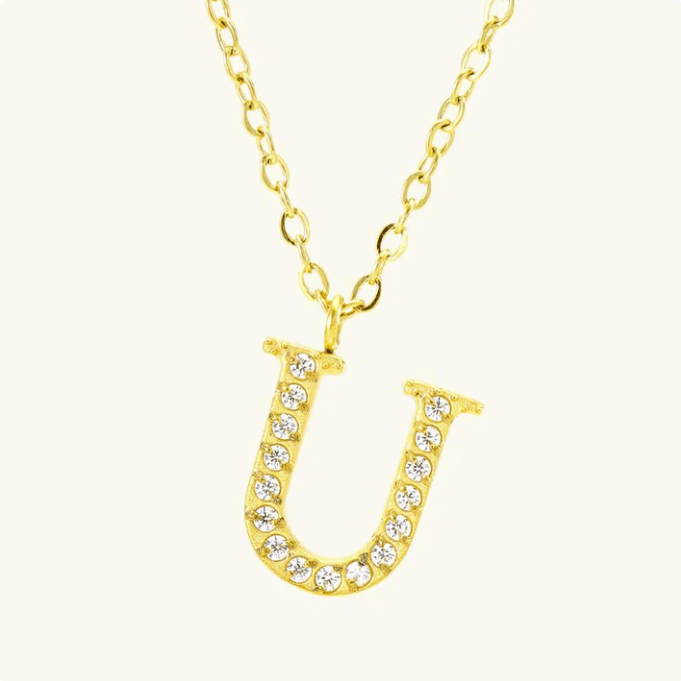 Emma Initial Necklace - Kallesia