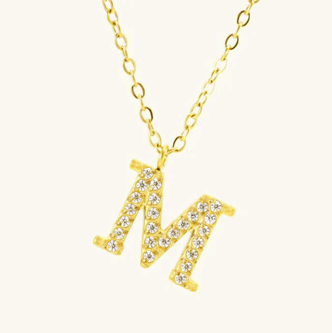 Emma Initial Necklace - Kallesia