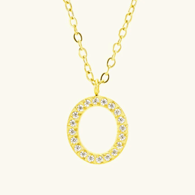 Emma Initial Necklace - Kallesia