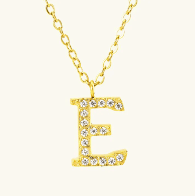 Emma Initial Necklace - Kallesia