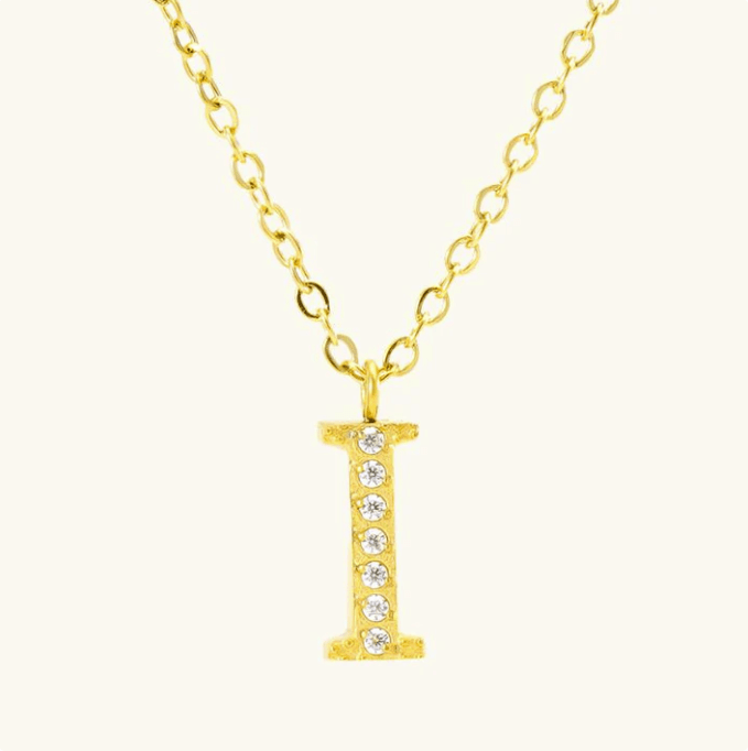 Emma Initial Necklace - Kallesia