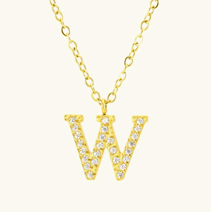 Emma Initial Necklace - Kallesia