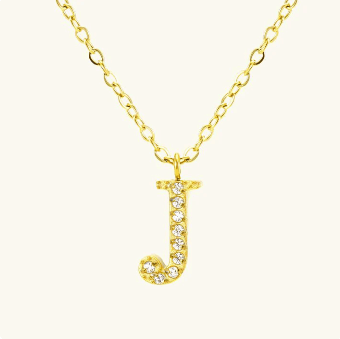 Emma Initial Necklace - Kallesia