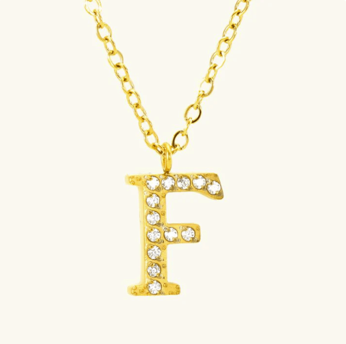 Emma Initial Necklace - Kallesia