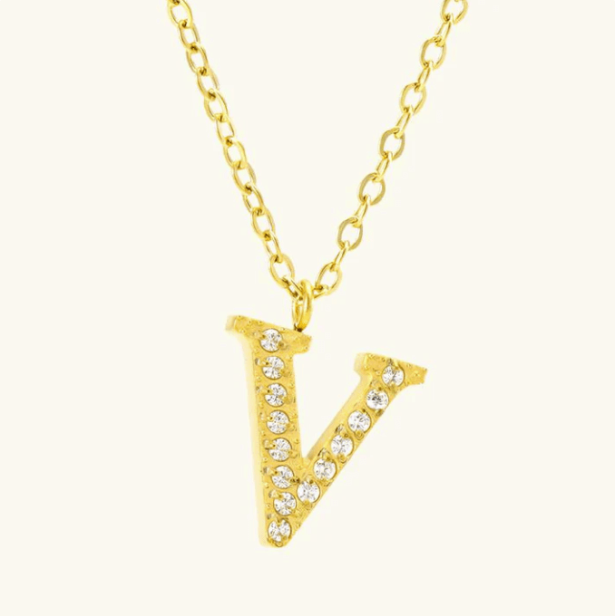 Emma Initial Necklace - Kallesia