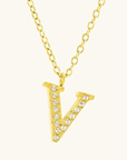 Emma Initial Necklace - Kallesia