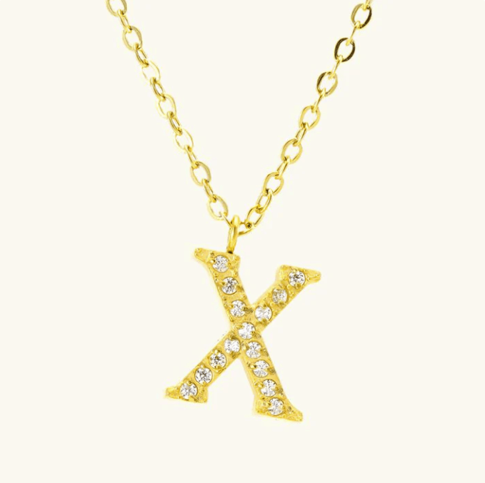 Emma Initial Necklace - Kallesia