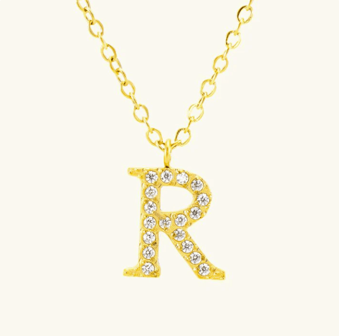 Emma Initial Necklace - Kallesia