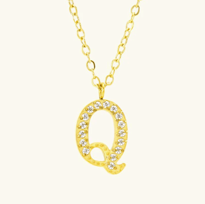 Emma Initial Necklace - Kallesia