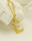 Emma Initial Necklace - Kallesia