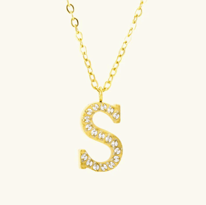 Emma Initial Necklace - Kallesia