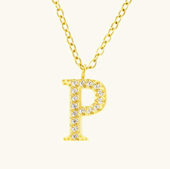 Emma Initial Necklace - Kallesia