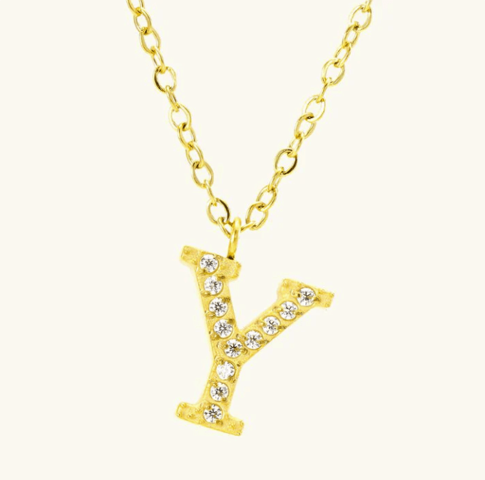 Emma Initial Necklace - Kallesia