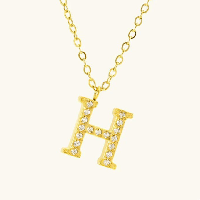 Emma Initial Necklace - Kallesia