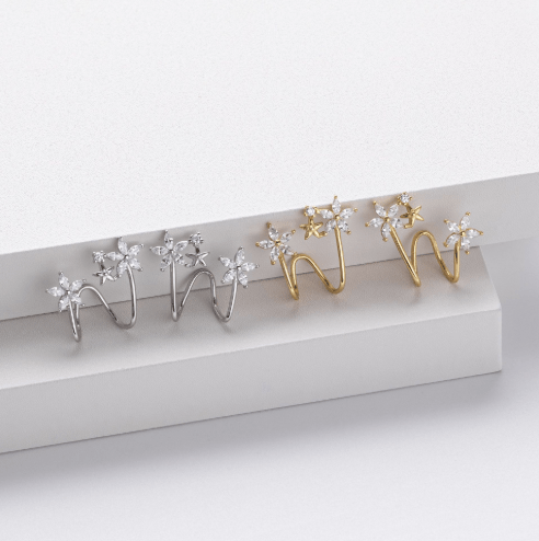 Floral Cuff Earring - Kallesia