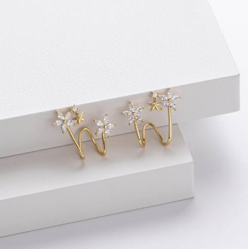 Floral Cuff Earring - Kallesia