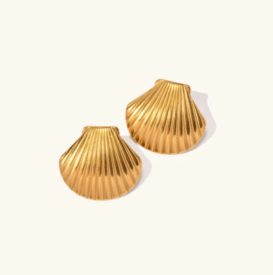 Freya Shell Earrings - Kallesia