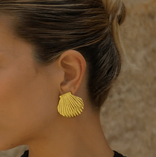 Freya Shell Earrings - Kallesia
