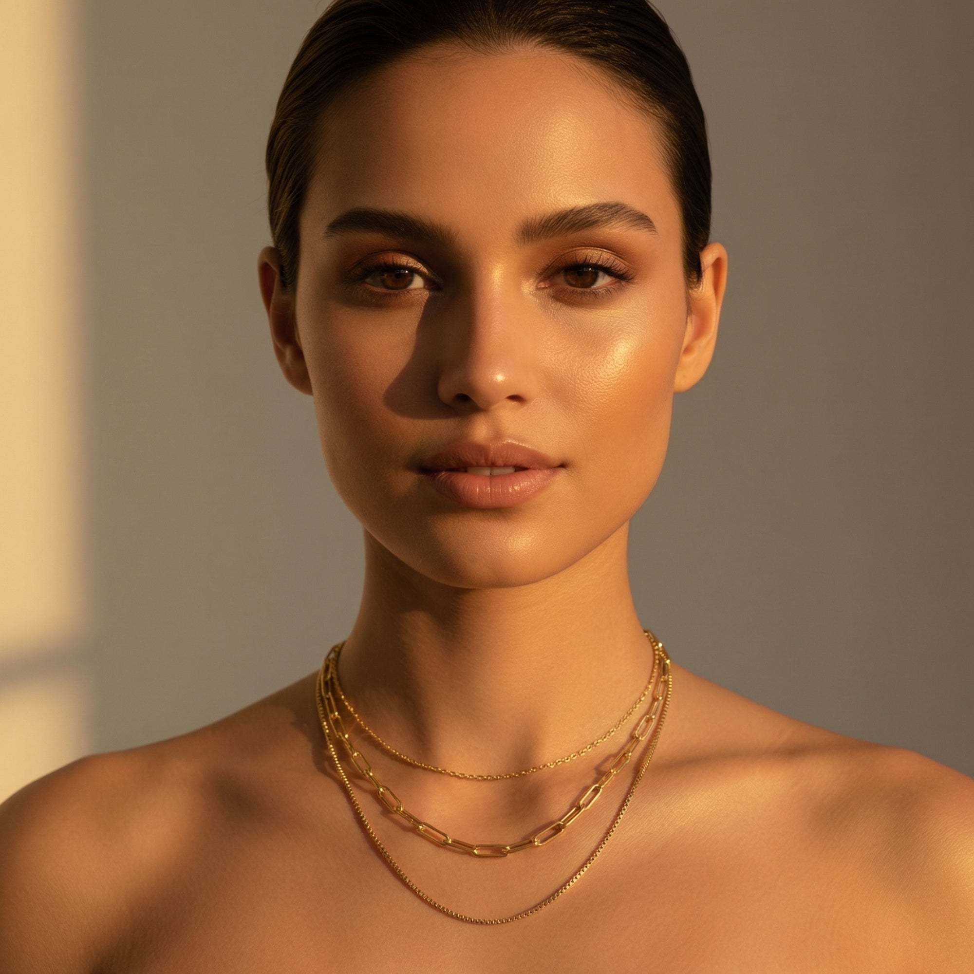 Triple Chain Necklace