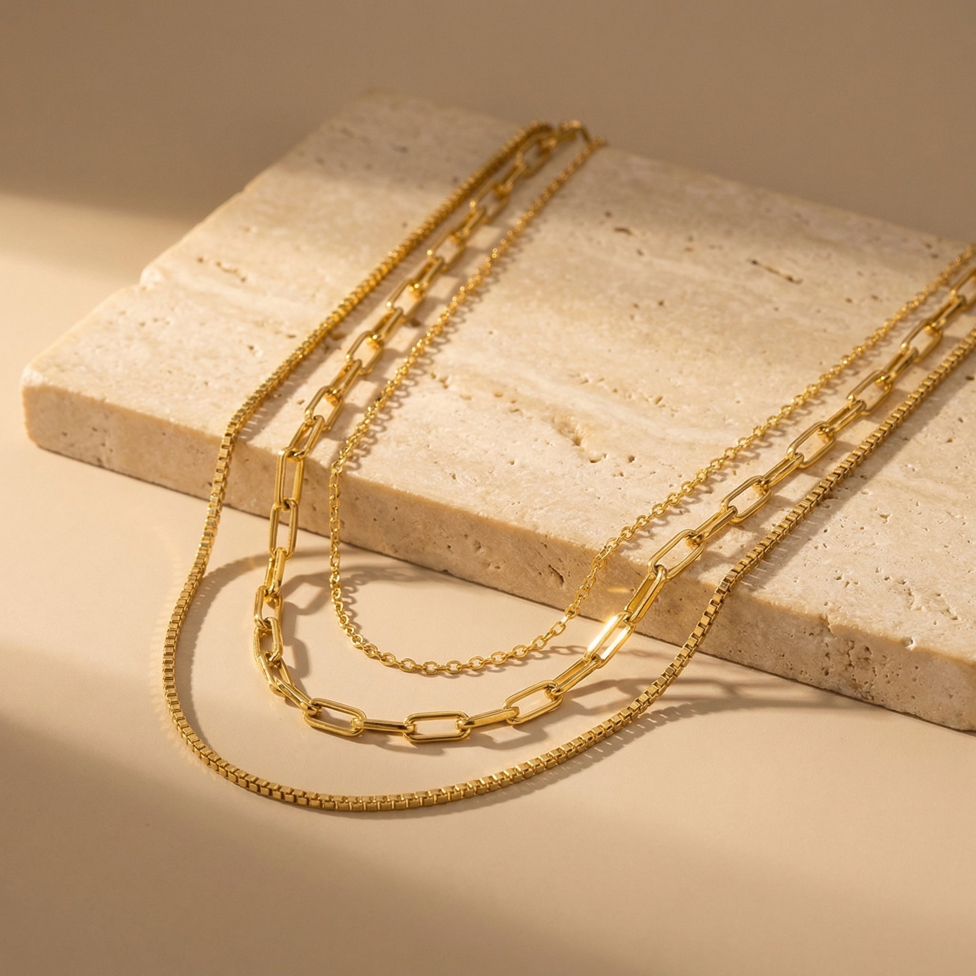 Triple Chain Necklace